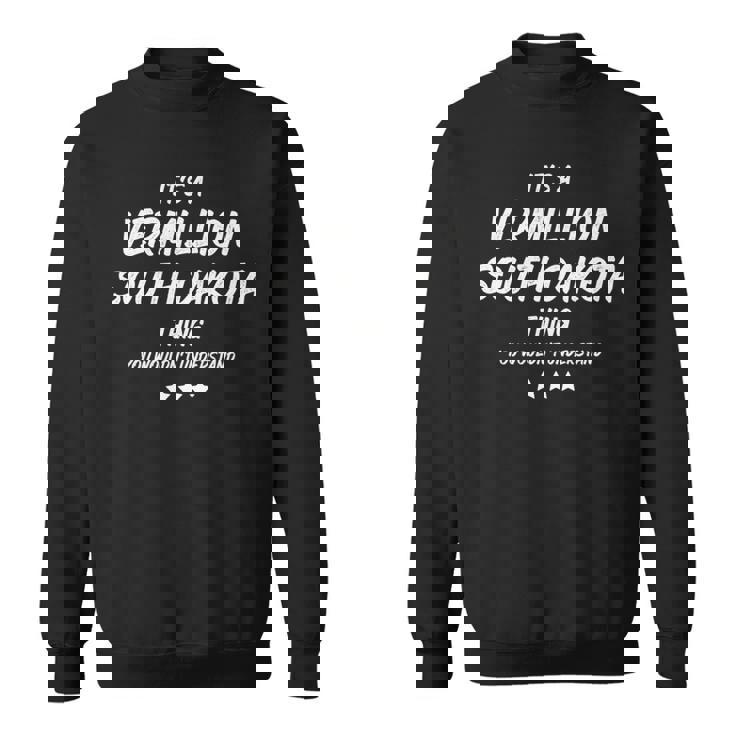 サウスダコタの朱色のものです 長袖tシャツ スウェットシャツ