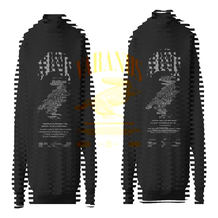 サバンナモニターモダンストリートウェアの爬虫類のキーパー 長袖tシャツ スウェットシャツ