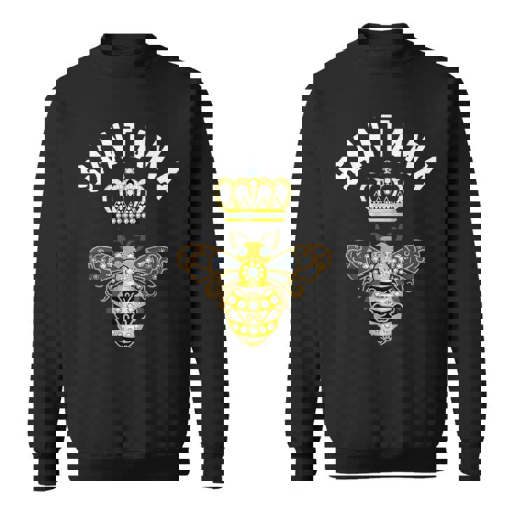 サンタナ 名前 サンタナ 誕生日プレゼント 女王 王冠 蜂 サンタナ スウェットシャツ