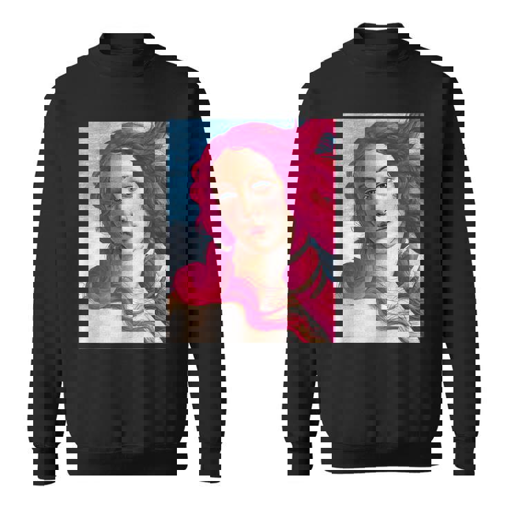 サンドロ・ボッティチェリ作 ピンクの髪の金星 スウェットシャツ