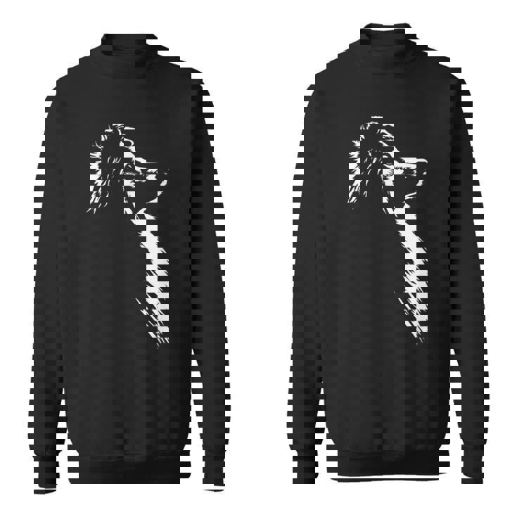 シェットランド・シープドッグ ポートレート シルエット 犬 シェルティー・ドッグ スウェットシャツ