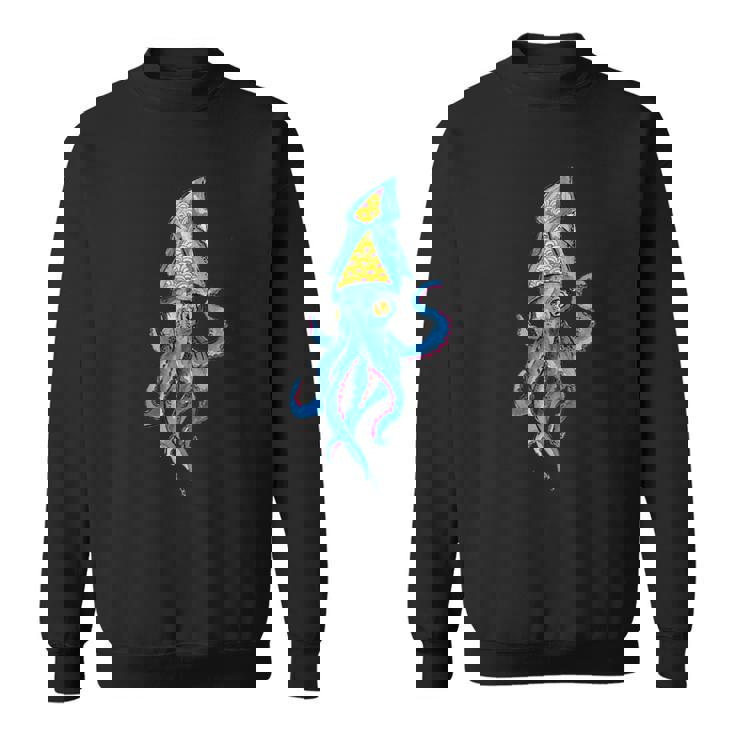 シュールリアルブルーイカ スウェットシャツ