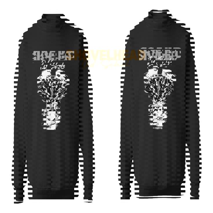 ショベルヘッド チョッパー ボバー オートバイ バイカー オールドスクール Hd スウェットシャツ