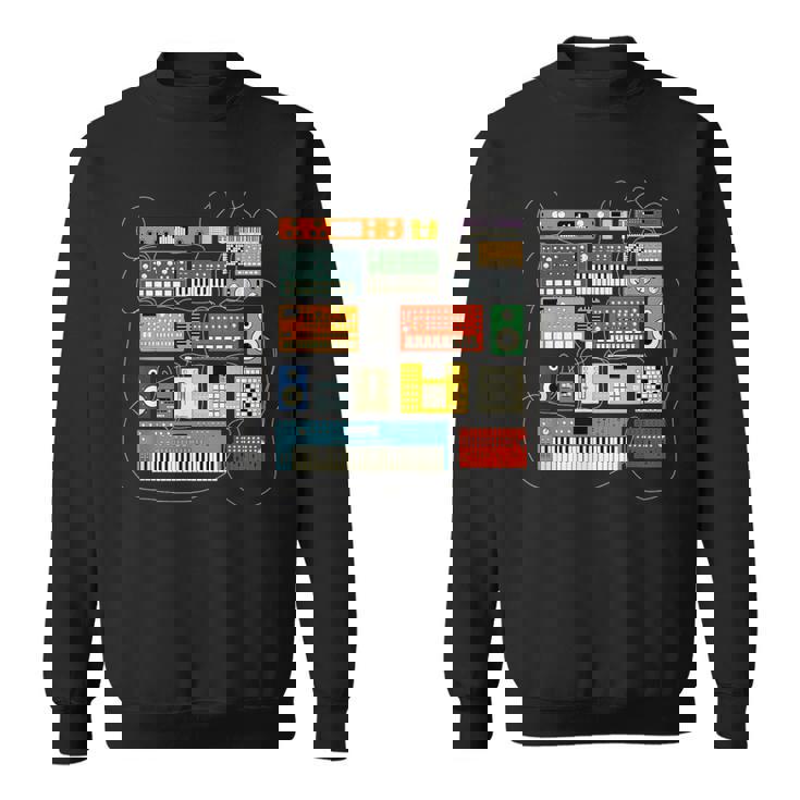 シンセサイザー と エレクトロニック・ミュージシャン と Dj スウェットシャツ