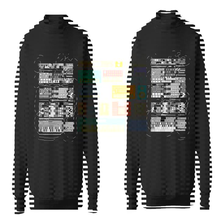 シンセサイザー エレクトロニック・ミュージシャン と Dj スウェットシャツ