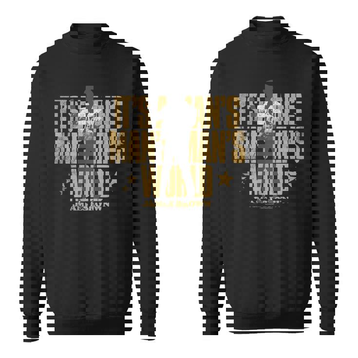 ジェームス・ブラウン・マンのワールド・ダンシング・シルエット スウェットシャツ