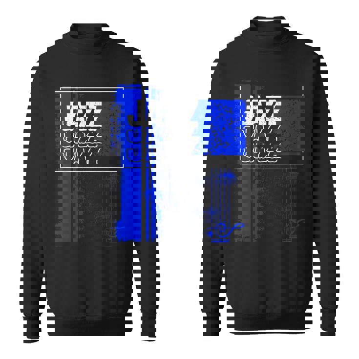 ジャズミュージシャンブルーシート ミュージックブルーノート スウェットシャツ