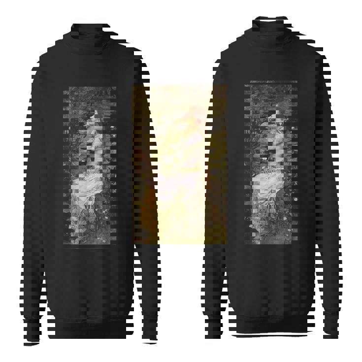 ジョン・ウィリアム ウォーターハウス オフィーリア 絵画 スウェットシャツ