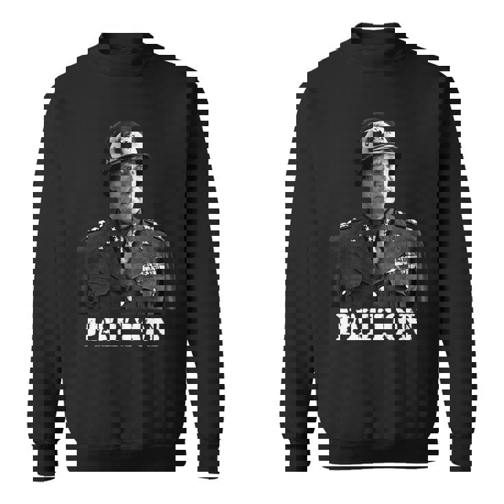ジョージ・パットン 第二次世界大戦 勝利 記念 独立記念日 長袖tシャツ スウェットシャツ