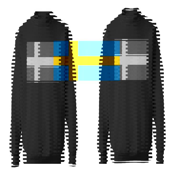 スウェーデンの国旗 スウェットシャツ