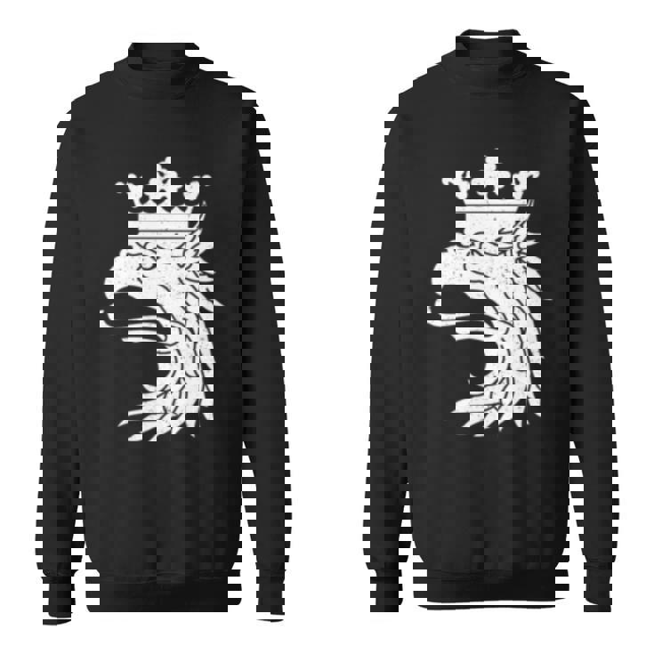 スカニアスウェーデン紋章フラッググリフィン 長袖tシャツ スウェットシャツ