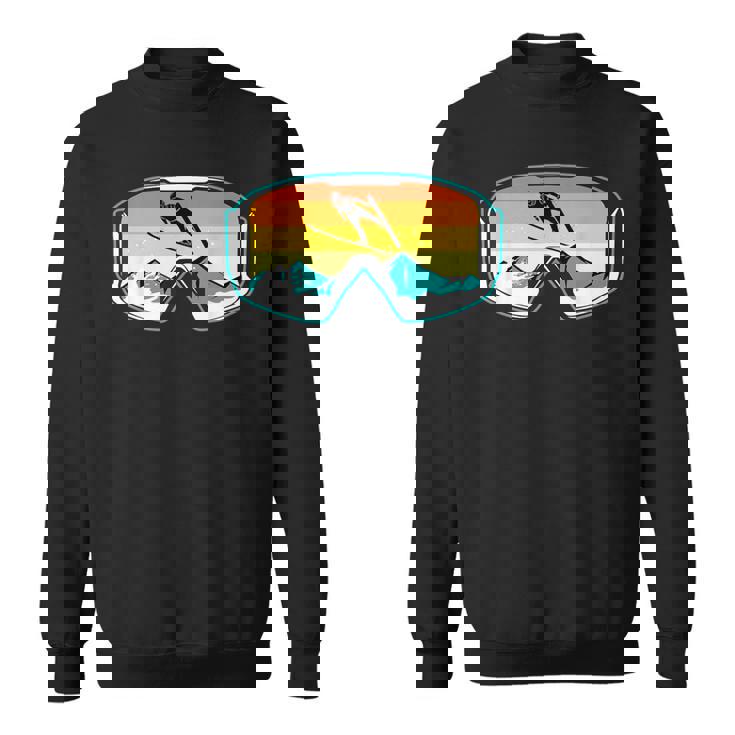 スキー 山 スキー ジャンプ スウェットシャツ