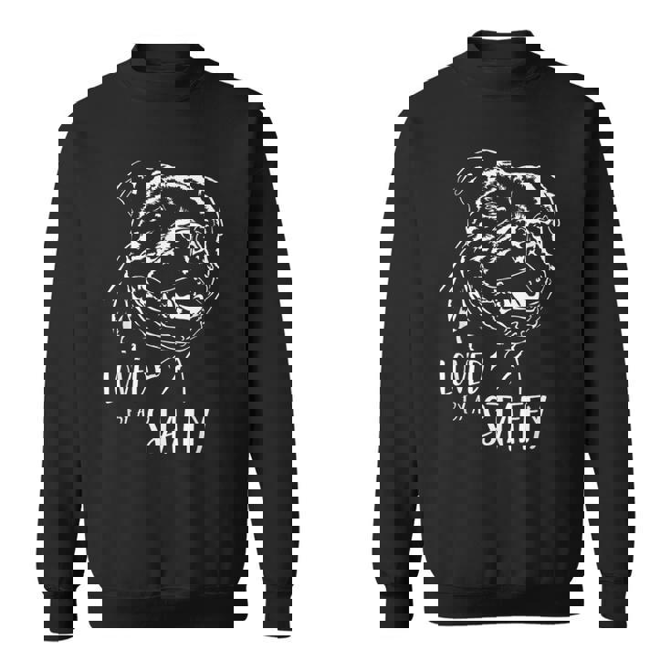 スタッフォードシャー・ブル・テリア 愛されるスタッフィー・ドッグのことわざ スウェットシャツ