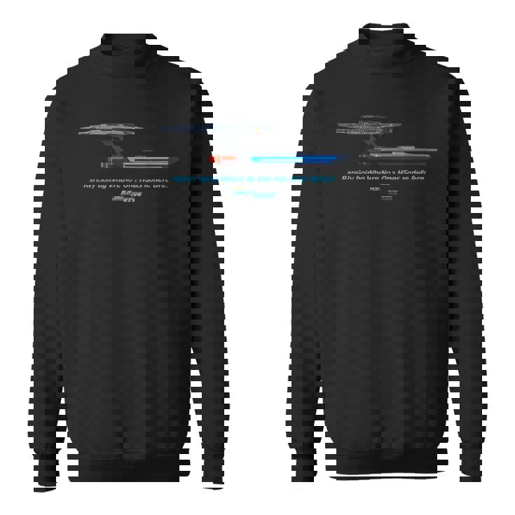 スタートレック 下段デッキ めったにお出かけ スウェットシャツ