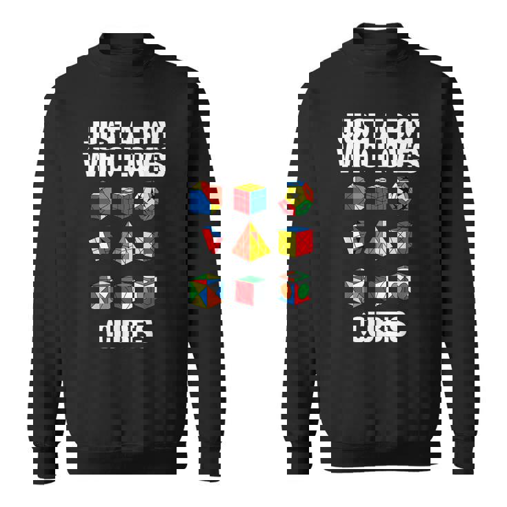 スピードキューブパズル キューブキューブ キッズ スウェットシャツ