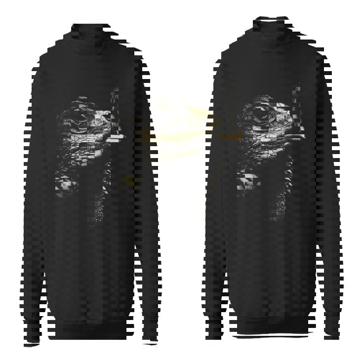 スモーキング トカゲ ヒゲドラゴン 420 ストーナー 爬虫類 長袖tシャツ スウェットシャツ