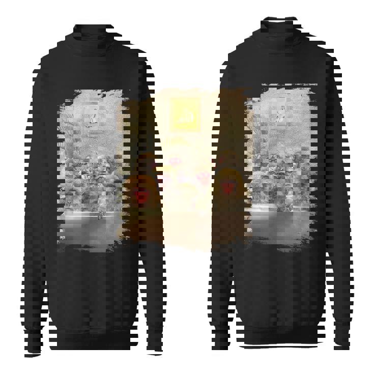 セルフケア お風呂 猿 お風呂 スウェットシャツ