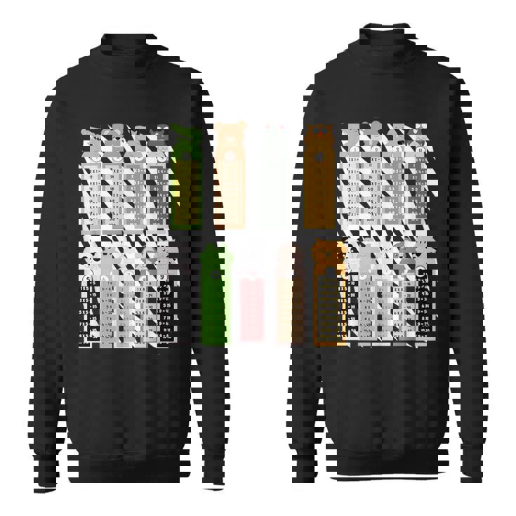 ゼブラプリント 算数 仮装アイデア キッズ&掛け算 スウェットシャツ