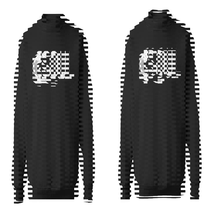 ソウルレコード ジャズ ファンク ターンテーブル ビニールミュージック サクソフォン ピアノ スウェットシャツ