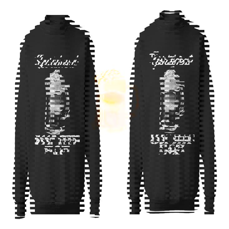 ソーダ愛好家のためのかわいいルートビアフロート格言 スウェットシャツ