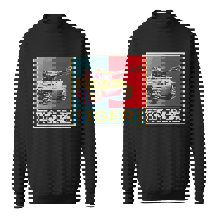 タイガー1装甲vi戦車 Ww2 ドイツ装甲車両 Afvアート 長袖tシャツ スウェットシャツ