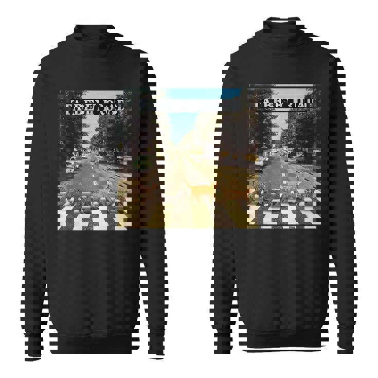 タビーロードクールタビーキャッツクロッシング スウェットシャツ