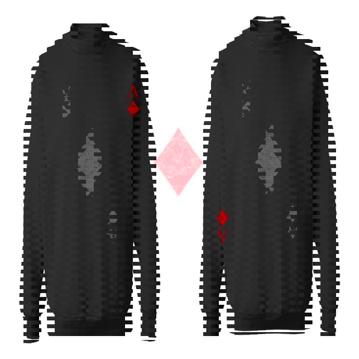 ダイヤのエース トランプ シャツ イージー ハロウィン コスチューム スウェットシャツ