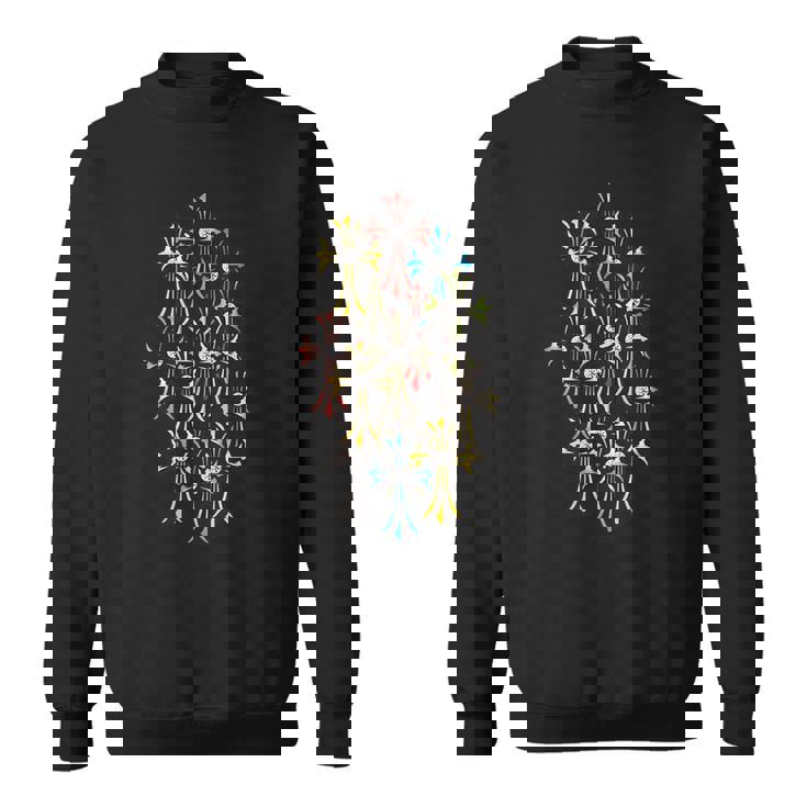 ダイヤクロス マルチカラー スウェットシャツ