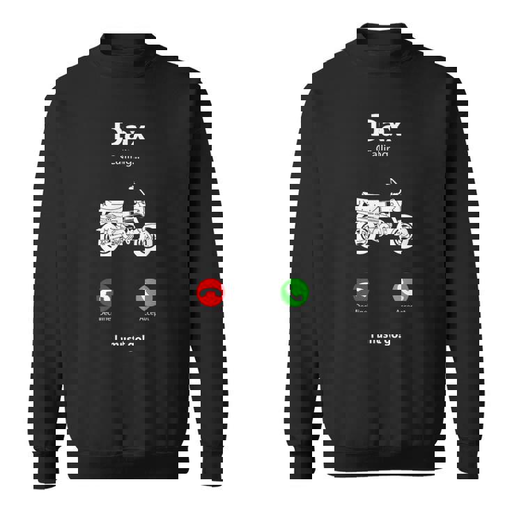 ダックス50 原付バイク レトロ ヴィンテージ 日本 スウェットシャツ