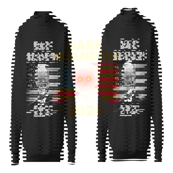 ダークブランドン・バイデン 2024 レトロフラッグ Usa ファニー ジョー・バイデン スウェットシャツ