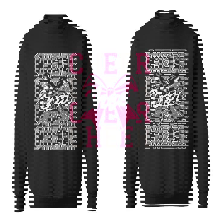 チア コケット 弓 チアリーダー チアリーダー チアガール キッズ スウェットシャツ