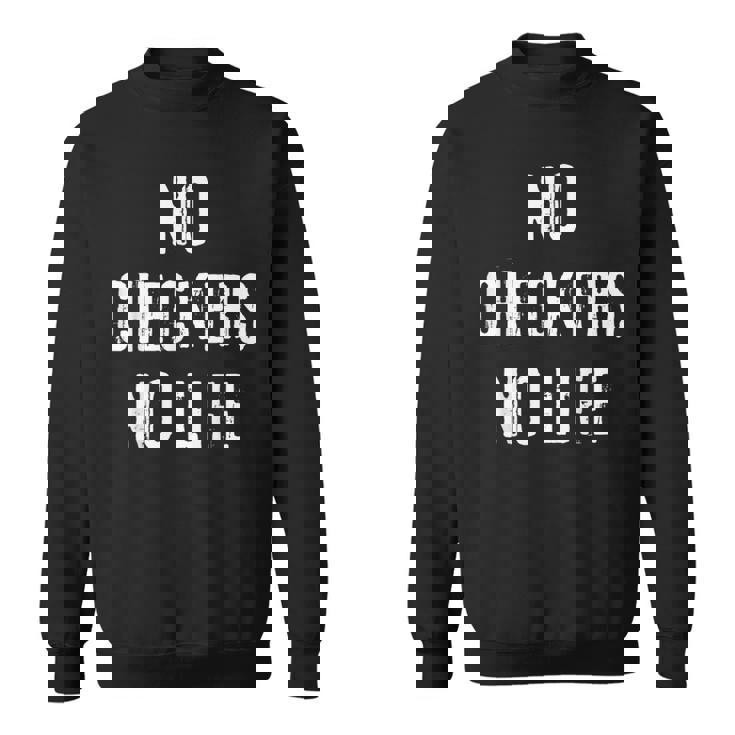 チェッカーズ プレイヤー ボードゲーム愛好家 スウェットシャツ