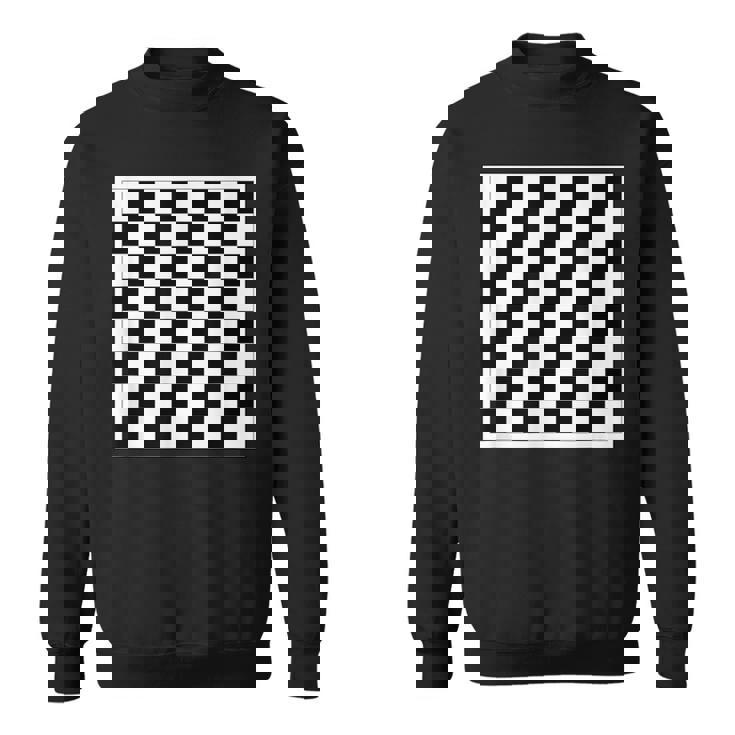 チェッカー柄チェス スウェットシャツ