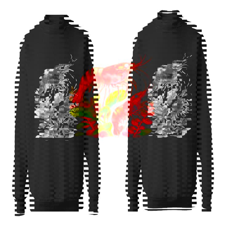 チェリーエビ 水草 水槽 淡水エビ スウェットシャツ