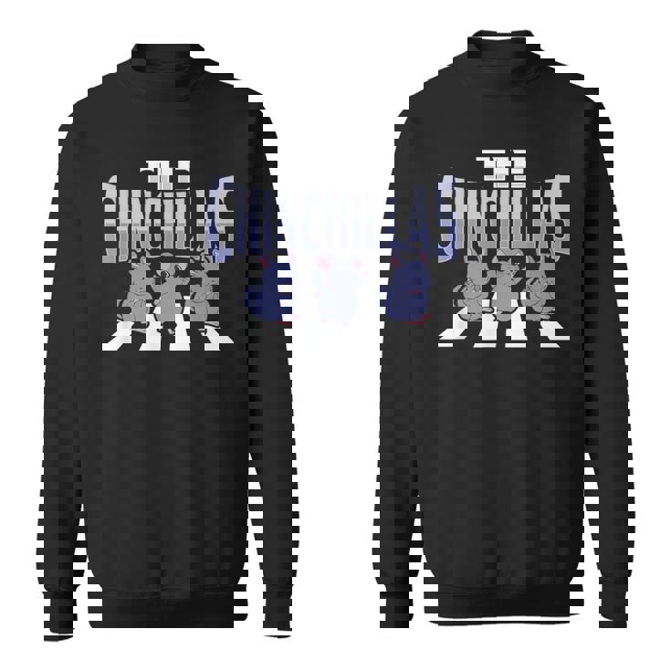 チンチラペットを飼う人のためのチンチラペデストリアンデザイン スウェットシャツ