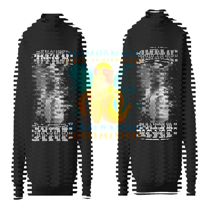 チンパンジーニ バナニーニ イタリアンブレイン 長袖tシャツ スウェットシャツ