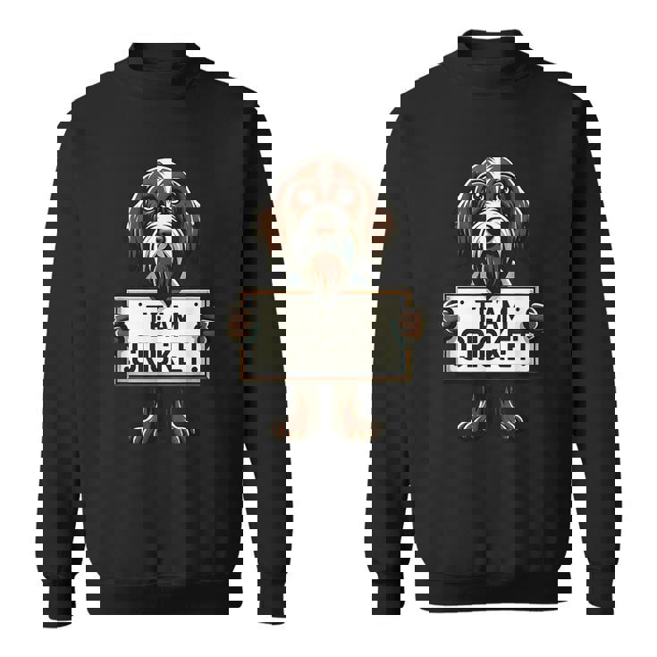 チームクリケット、クリケットの正義、犬好き、ハンティングドッグ スウェットシャツ