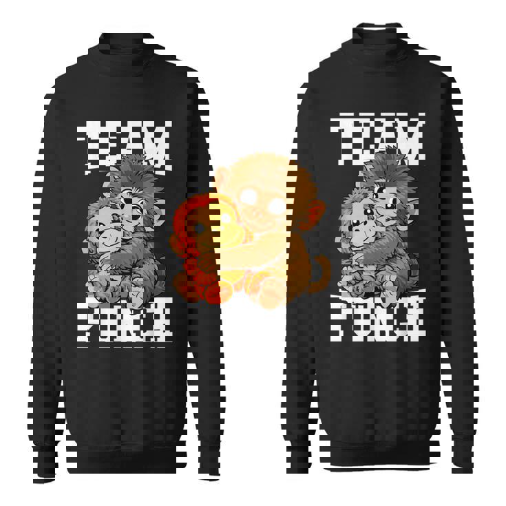 チームパンチ ザモンキー パンチ君 日本動物園 ぬいぐるみ スウェットシャツ