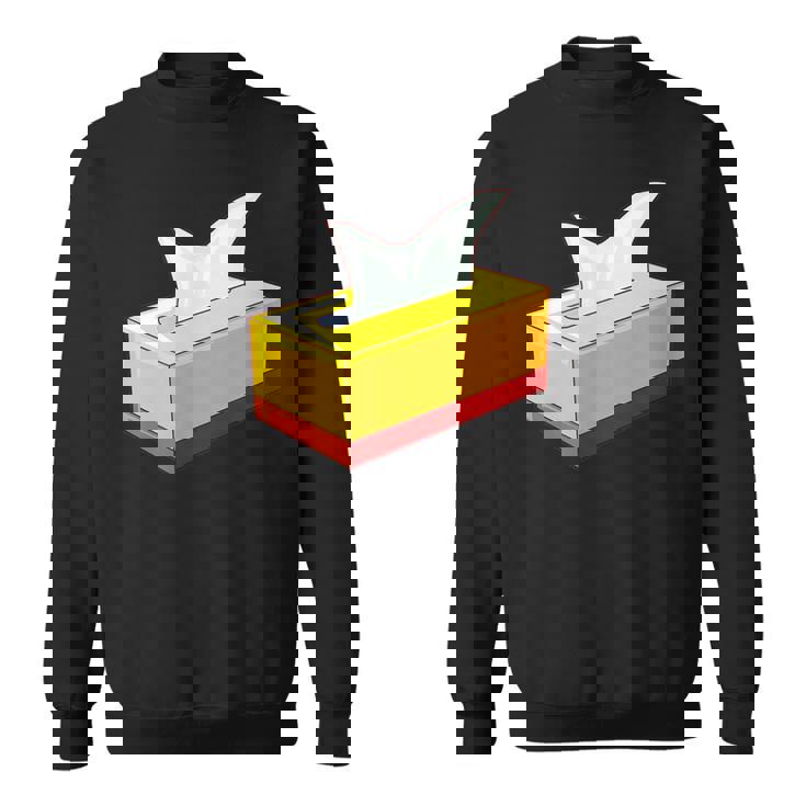 ティッシュボックス スウェットシャツ