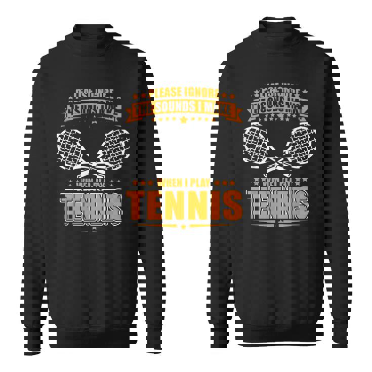 テニスノイズ-面白いテニスシャツ スウェットシャツ