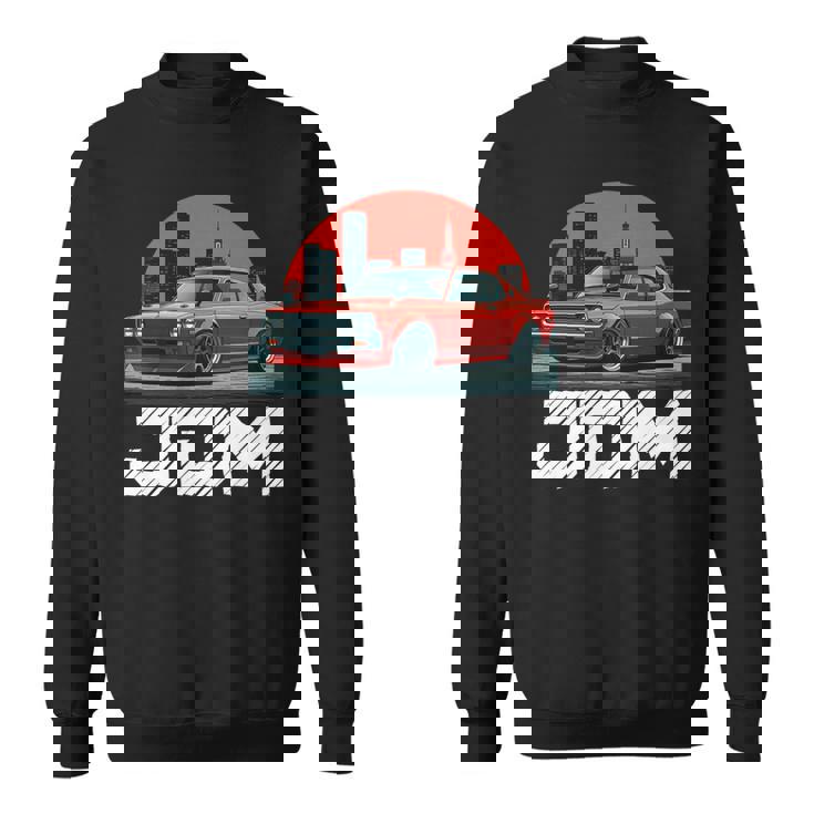 ディストレス Jdm レジェンド ドリフト レース レッドカー 東京スカイライン ギフト 長袖tシャツ スウェットシャツ