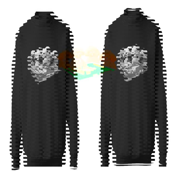 トイプードル 犬 麻雀 面白いtシャツ 文字入り メンズ おもしろ 面白い 服 おもしろグッズ ネタ 雀士 スウェットシャツ