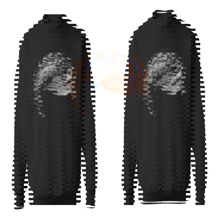 トカゲブルータンペットトカゲ爬虫類 スウェットシャツ