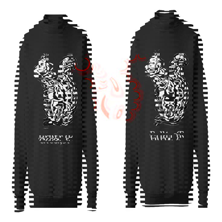 トライバル リス ペンドルトン オレゴン Pnw ネイティブアメリカン スウェットシャツ