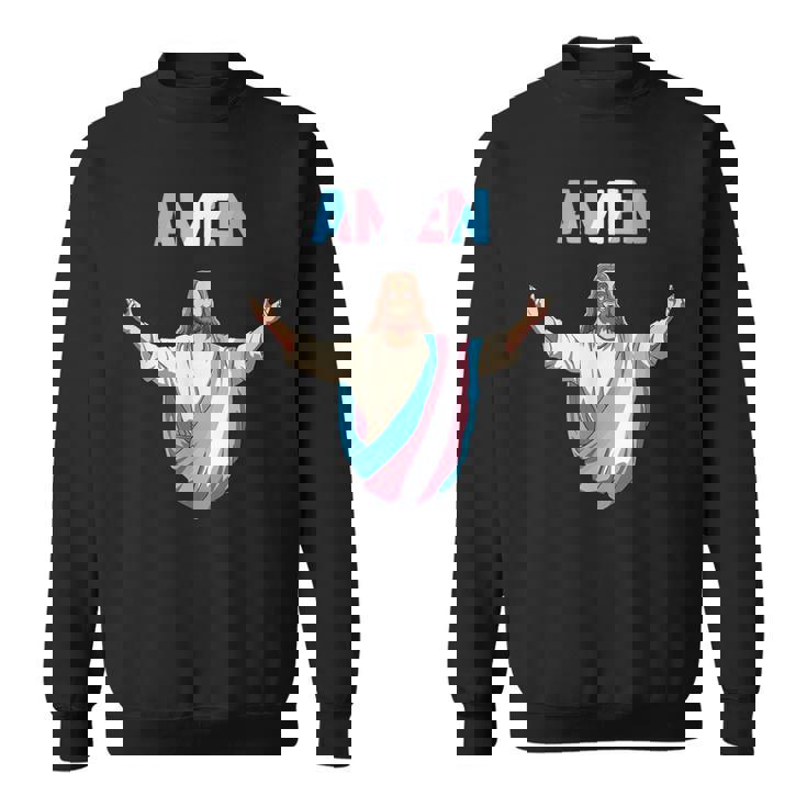 トランスジェンダー・ジーザス 誇りをもって信じ、信仰する。 スウェットシャツ