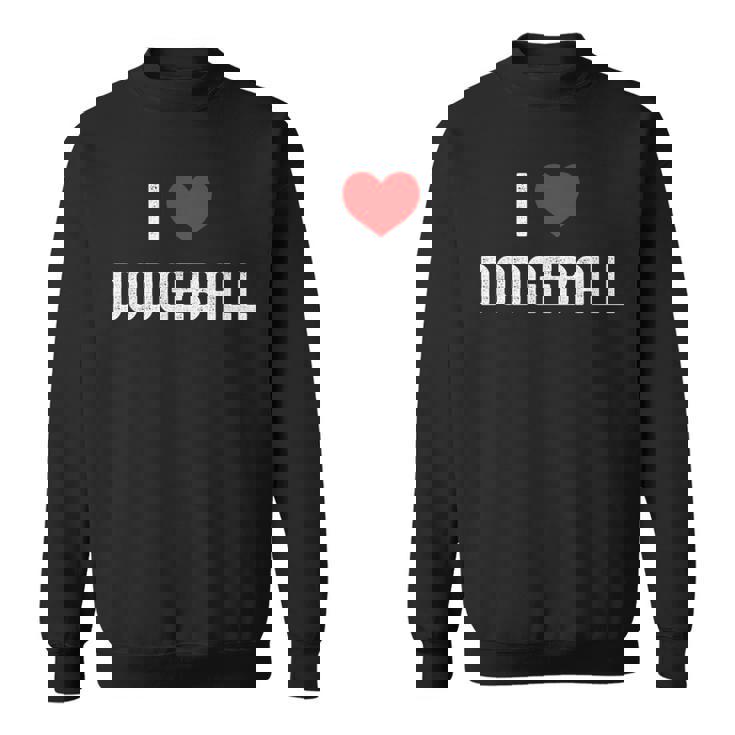 ドッジボール スポーツが大好き 面白いドッジボール愛好家 スウェットシャツ