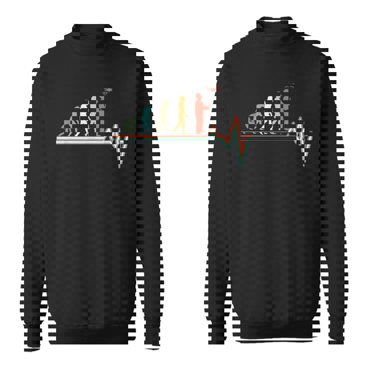 ドローンクワッドコプター進化ドローンパイロット スウェットシャツ