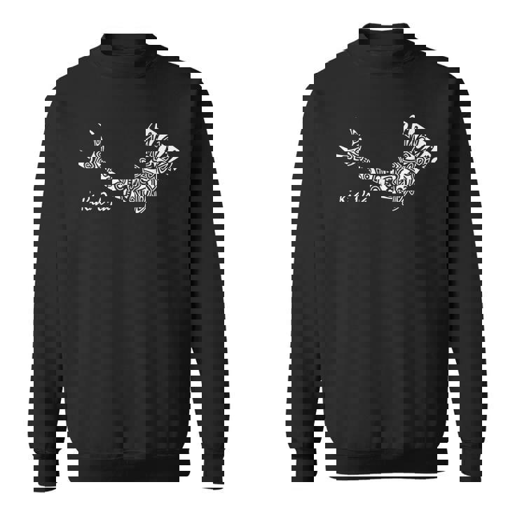 ニュージーランドのシンボル ハカマオリ族のハンマーヘッドシャーク。 スウェットシャツ