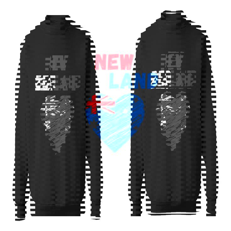 ニュージーランド国旗 ホリデーハート ニュージーランド国旗 スウェットシャツ