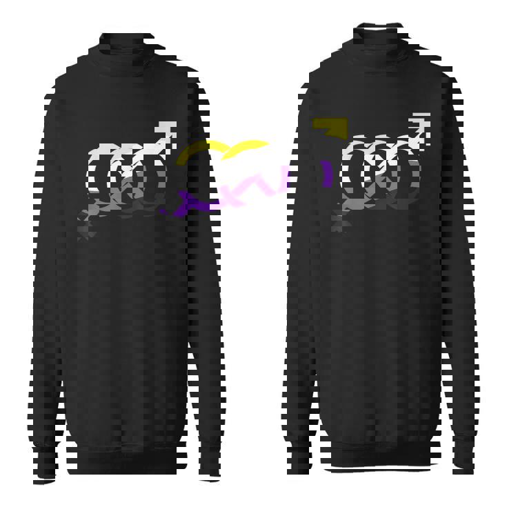 ノンバイナリー・プライド無限大 スウェットシャツ